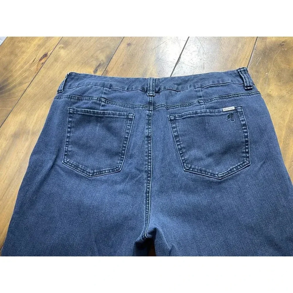 Melissa McCarthy Seven 7 Womens Size 20W Pencil Jeans Dark Wash Denim - Picture 9 of 13